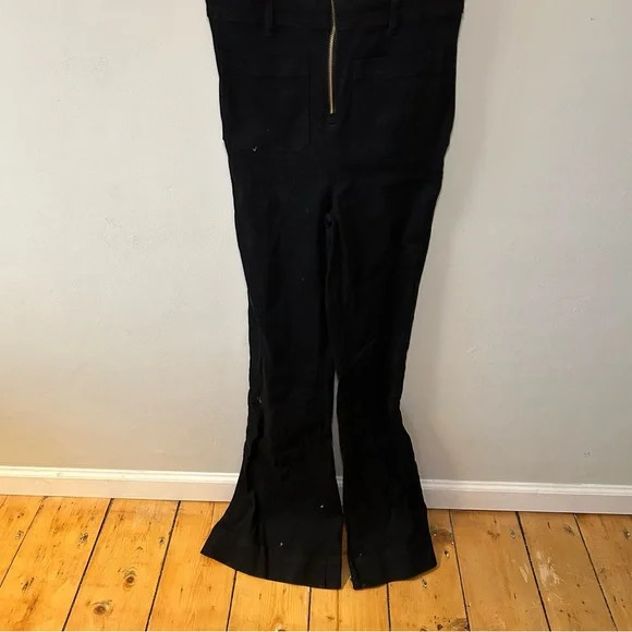 Show Me Your MuMu Black Sleeveless Zip-Front Jumpsuit with Belt - Picture 3 of 6